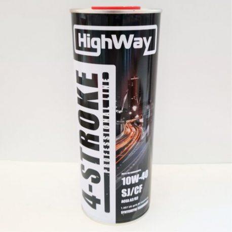 Масло HIGHWAY 10w40 4T SJ/СF напівсинтетичне 1л
