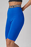 Велосипедні шорти жіночі з високою талією — синій колір, S (є розміри), фото 5