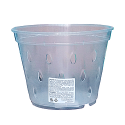 Внутрішній горщик з отворами Орхідея  1,06 л (14 см) прозорий