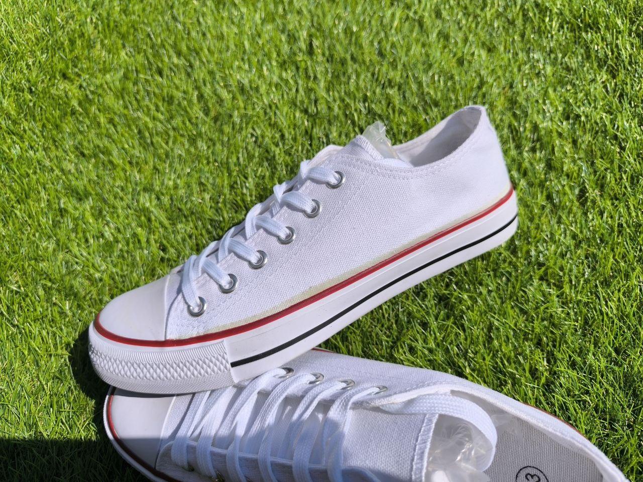СКИДКА 43 р Білі кеди чоловічі конверси converse літні тканинні текстильні