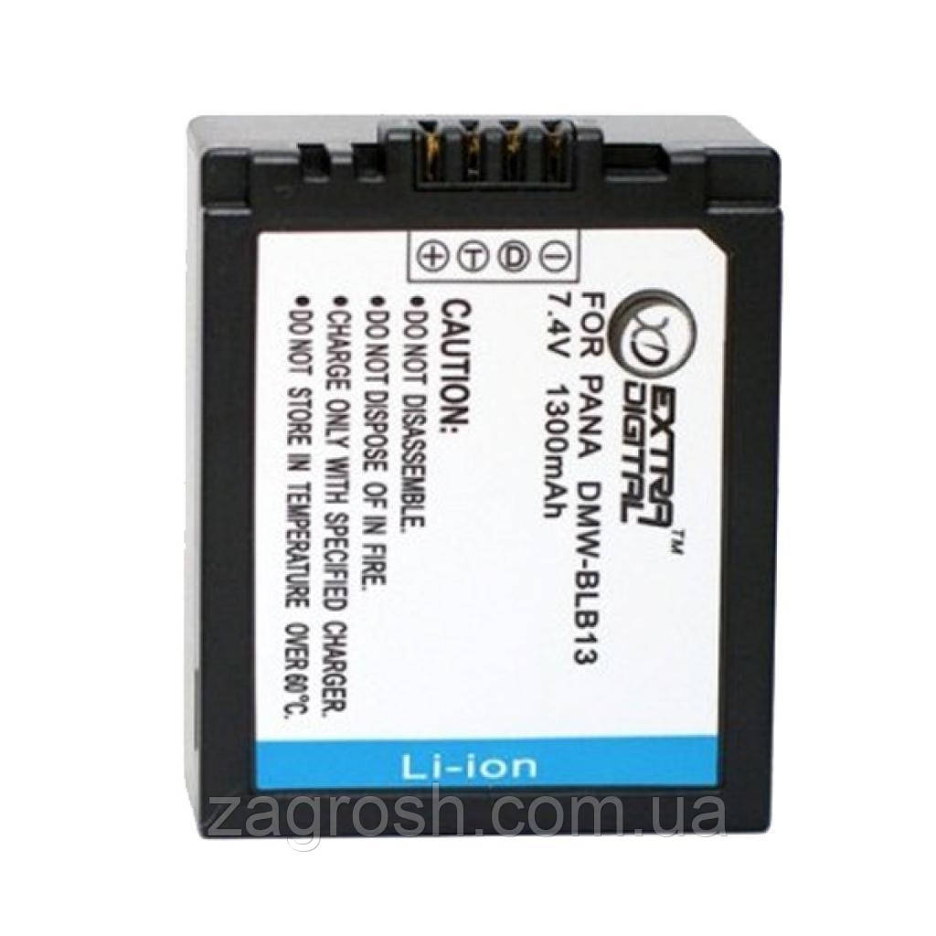 Promo Ціна! Акумулятор до фото/відео Extradigital Panasonic DMW-BLB13 (DV00DV1263) - тільки на ZaGrosh.com.ua