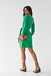 Плаття-кімоно на запах із поясом Fame istanbul — зелений колір, S (є розміри), фото 2