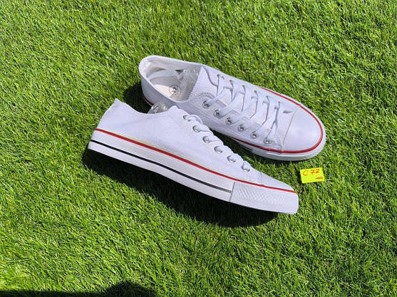 СКИДКА 44 р Білі кеди чоловічі конверси converse літні тканинні текстильні, фото 3
