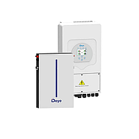 Автономний комплект Deye 5кВт + DEYE 6.14 КВТ LIFEPO4 120 AH