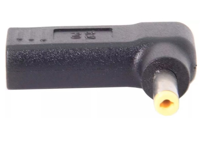 Перехідник USB Type-C на DC 4.8x1.7mm + PD Triger 19.5V 100W для HP зарядки ноутбука від повербанка, фото 1