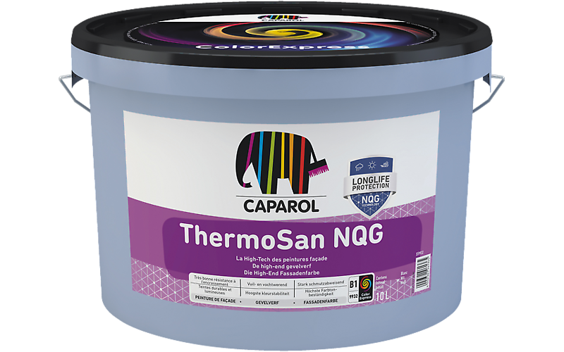 Фарба фасадна силіконова матова Caparol ThermoSan NQG База 1, 12,5 л.