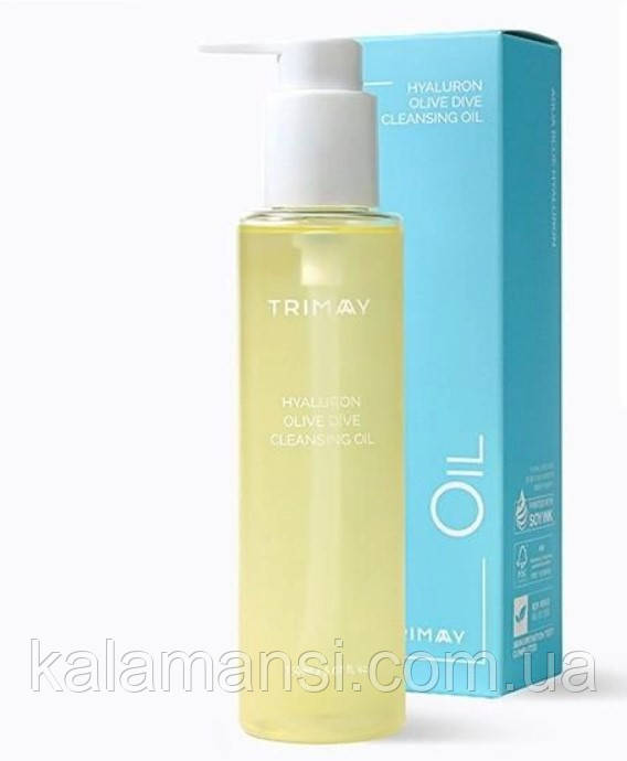 Слабокислотна гідрофільна олія з оливою Trimay Hyaluron Olive Dive Cleansing Oil 150мл