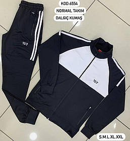 Спортивний костюм-двійка для чоловіків оптом, S-2XL рр.,  арт. Nk-6554-1