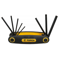 Оригінал! Набір інструментів Topex ключі шестигранні Torx T9-T40, набір 8 шт. (35D959) - Вища Якість!