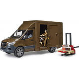 Promo Ціна! Спецтехніка Bruder автомобіль MB Sprinter кур&apos;єр UPS з фігуркою та аксесуарами (02678) - тільки на ZaGrosh.com.ua, фото 4