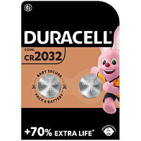 Оригінал! Батарейка Duracell CR 2032 / DL 2032 * 2 (5007659) - Вища Якість!