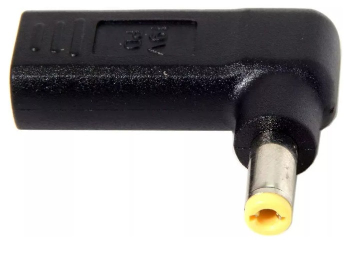 Перехідник USB Type-C на DC 5,5×2,5 + PD Triger 19.5V 100W для Asus Lenovo зарядки ноутбука від повербанка, фото 1