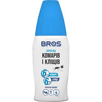 Оригінал! Спрей від комах Bros від комарів і кліщів 100 мл (5904517065154) - Вища Якість!