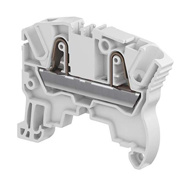 Клема пружинна ABB ZK2,5 сіра 2,5 мм2 24А 1000В ширина 5,2 мм (1SNK705010R0000)