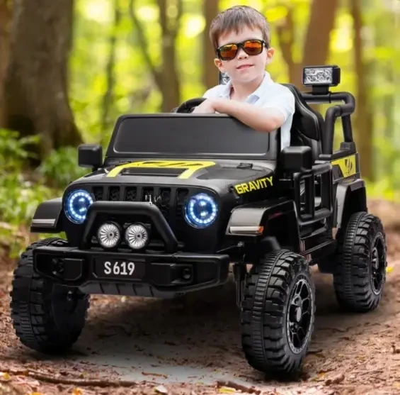 Дитячий електромобіль джип Jeep Wrangler Mountain M 5103EBLR-2 (MP3, SD, USB, мотори 2x40W, акумулятор 12V7AH)