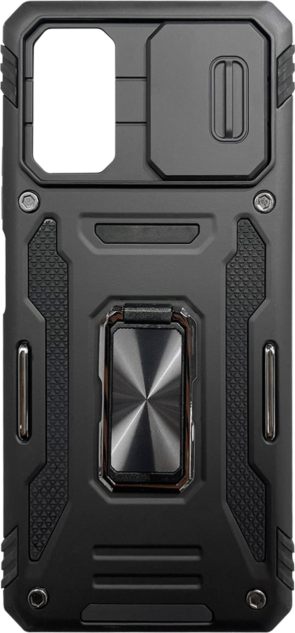 Накладка Xiaomi POCO X4 Pro 5G black Camshield Army Ring