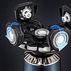 Чоловіча електробритва з плаваючими головками, з USB, VGR V-397 / Роторна бритва / Акумуляторна бритва, фото 8