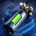 Чоловіча електробритва з плаваючими головками, з USB, VGR V-397 / Роторна бритва / Акумуляторна бритва, фото 7