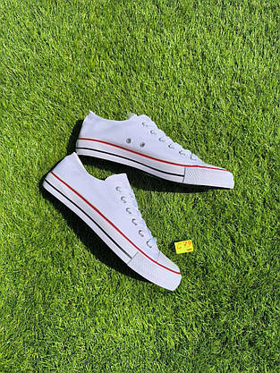 СКИДКА 44 р Белые кеды мужские конверсы converse летние тканевые текстильные, фото 5