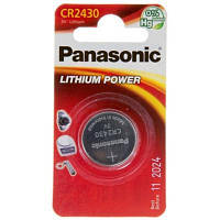 Оригінал! Батарейка Panasonic CR 2430 * 1 LITHIUM (CR-2430EL/1B) - Вища Якість!