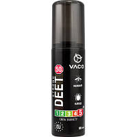 Оригінал! Спрей від комах Vaco Strong від комарів, кліщів і мошок Deet 50% 80 мл (5901821952460) - Вища Якість!