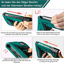Електричний степлер NEU MASTER, цвяхозабивний пістолет NTC0060, Amazon, Німеччина, фото 4