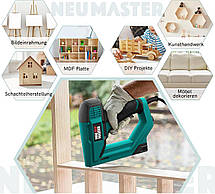 Електричний степлер NEU MASTER, цвяхозабивний пістолет NTC0060, Amazon, Німеччина, фото 6