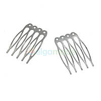 Гребінець-основа міні, СРІБРО, 2.7х4 см, 1 шт