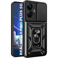 Оригінал! Чохол до мобільного телефона BeCover Military Realme 10 Pro Plus 5G Black (710022) - Вища Якість!