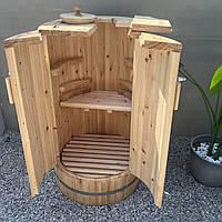 Кедрова фіто бочка, баня бочка, міні сауна, мобільна лазня