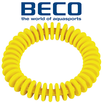 Тонуча іграшка для басейну іграшка для ванної кільце BECO Ring Yellow 9606 2 жовта, фото 1