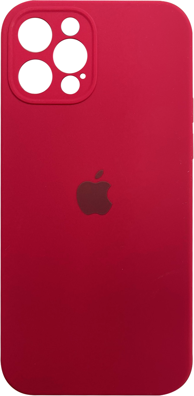 Накладка iPhone 12 Pro rose red Full Camera Soft Case