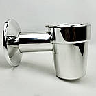 Воронка сифон бойлера кутова 32 мм хром Boiler Series, фото 2