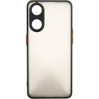 Оригінал! Чохол до мобільного телефона Dengos Matte OPPO Reno 8T (black) (DG-TPU-MATT-124) - Вища Якість!