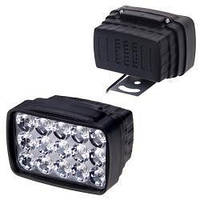 Оригінал! Фари LED AUR 10W/9-32V/15LED 48784 90х60мм прямокутна (2шт) - Вища Якість!
