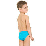 Плавки-сліпи для хлопців Aqua Speed SURF-CLUB BRIEFS 2017 зелений, блакитний Діт 134см, фото 3