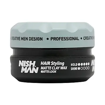 Матова глина для укладання волосся Nishman Matte Clay М10, 150 мл (10704108)