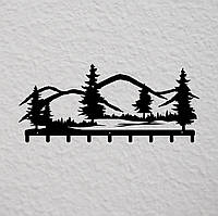 Вішалка для одягу з металу "Гори карпати" 60 см.