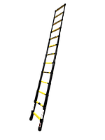 Драбина телескопічна GTM 1x13 алюмінієва, 3.8 м (KME1038Y/881038)