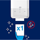 Листовий туалетний папір TORK Т3 двошаровий 252 листа, фото 4