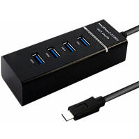 Оригінал! Концентратор Maiwo USB Type-C to 4х USB3.0 cable 29 cm (KH303) - Вища Якість!