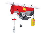 Лебідка електрична 220/230В, 900Вт, 250/500кг, трос 4.2мм*12м INTERTOOL GT1482