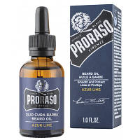 Оригінал! Олія для догляду за бородою Proraso Azur Lime 30 мл (8004395007417) - Вища Якість!