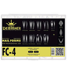 Набір 2в1: верхні форми + силіконові трафарети (різних розмірів) 216 + 36 шт./уп.(252 шт) Дизайнер, FC-4