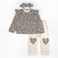 Костюм для дівчаток Leo кофта штани повʼязка