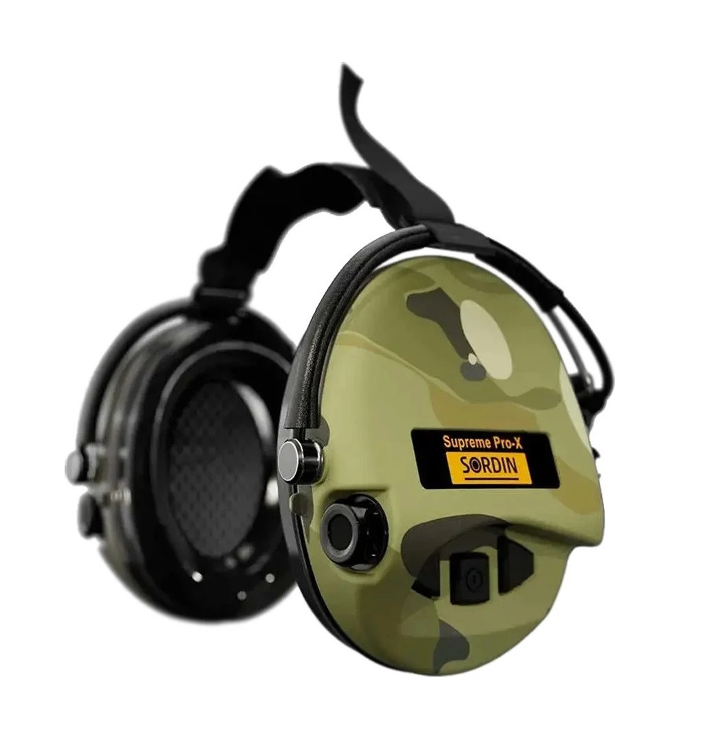 Активні навушники SORDIN Supreme Pro X 76302-X-06-S з заднім тримачем camo, фото 1