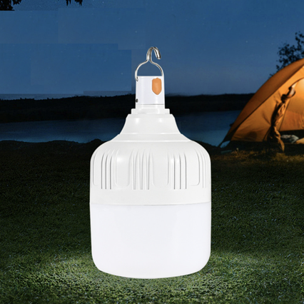 Лампа акумуляторна 100Вт світлодіодна LED-лампа з гачком від USB