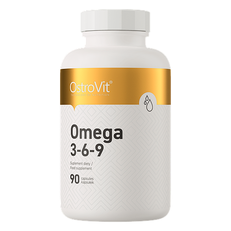 Омега-3-6-9 OstroVit Omega 3-6-9 90 капс Польща, фото 1