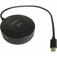 Оригінал! Концентратор Maiwo USB 3.1 Type-C - 4 port USB 3.0 Type-А, cable 30 cm (KH304) - Вища Якість!