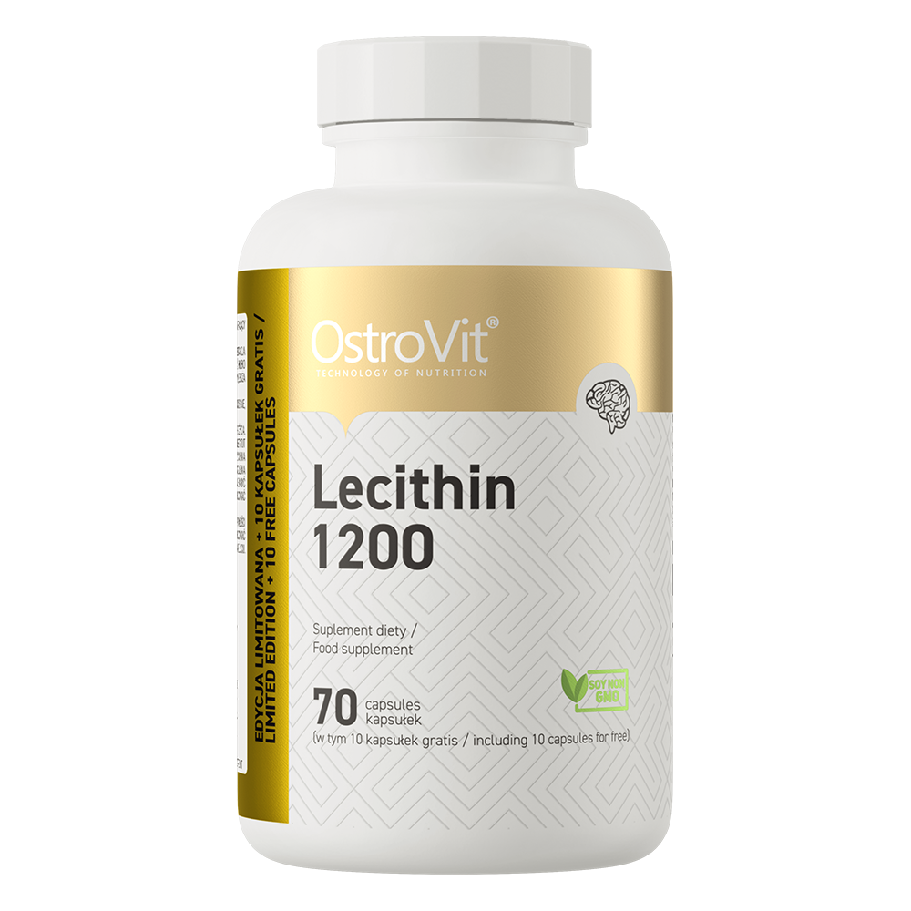 Вітамін для мозку Лецитин OstroVit Lecithin 1200 мг 70 капс Польща